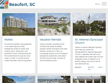 Tablet Screenshot of beaufort-sc.com